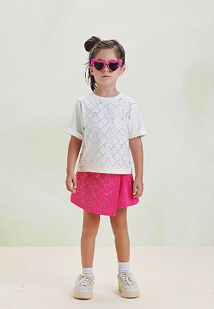 Conjunto Blusa + short Saia Bella