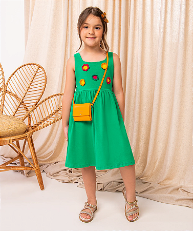 Vestido Verde Bandeira