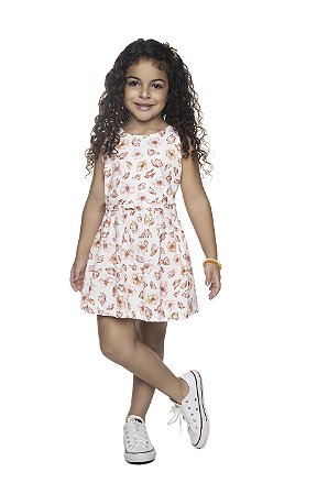 Vestido Floral Tricoline