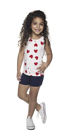 Regata Estampada Cotton Off White