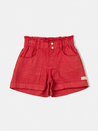 Shorts Sarja Vermelho