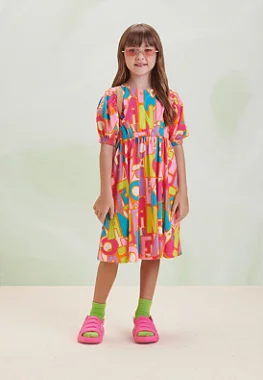 Vestido Lettering