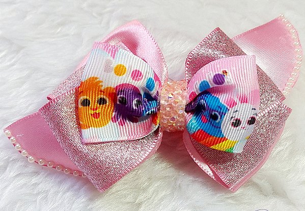 Laçarote  inspiração Bolofofos com Pérolas com pulseirinha