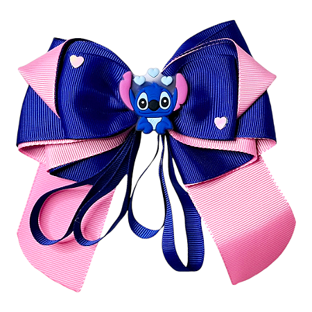 Laço de cabelo infantil inspiração Stitch