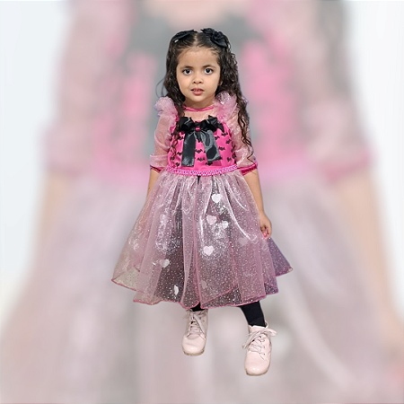 Vestido Infantil Draculaura