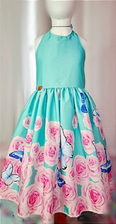 Vestido Infantil Frente Única