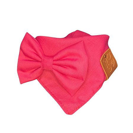 Bandana e Lacinho Pet Rosa
