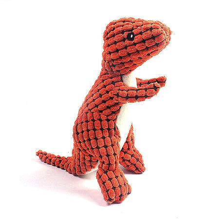 Ursinho Pet Dinossauro Laranja