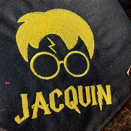 Bandana Harry Potter com seu nome