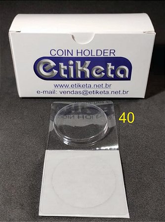 COIN HOLDER PET - 40 mm