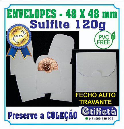 ENVELOPES SULFITE Moedas