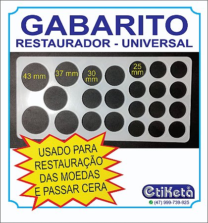 GABARITO ACRILICO