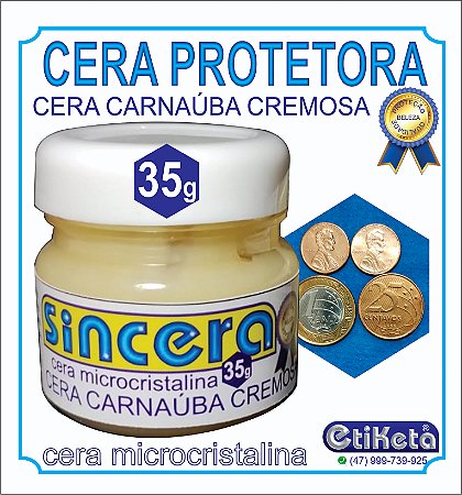 CERA PROTETORA - CARNAÚBA - 35g