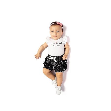 Short Infantil Feminino Cotton TMX