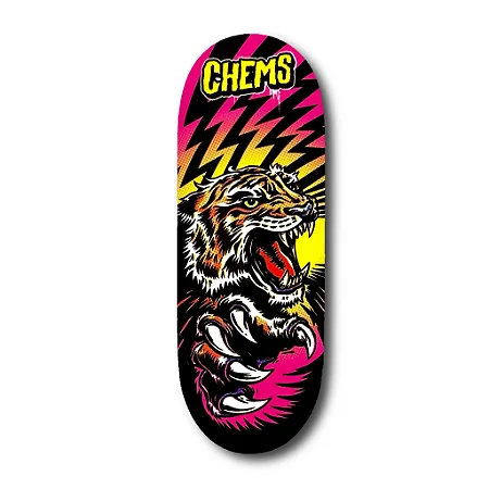 Chems Faded “Tiger” Pink - 33,5mm x 96mm Popsicle DK Pro