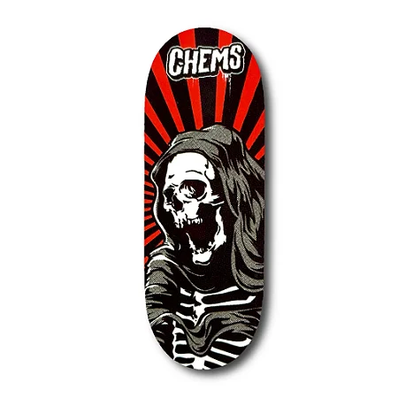 Deck Chems Red “Rising Reaper” - 33,5mm x 96mm Popsicle DK Pro