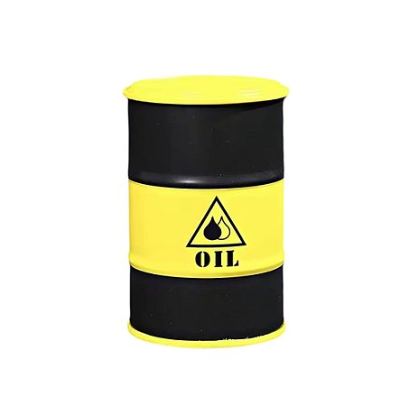 Mini Tambor de Metal (Oil) 8,3cm X 5,5cm