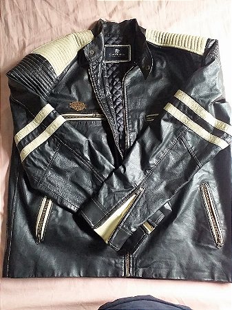 JAQUETA DE  COURO ARGENTINO MARCA CATRIEL TAMANHO 5