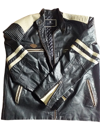 JAQUETA DE COURO HARLEY DAVIDSON MARCA CATRIEL COURO ARGENTINO