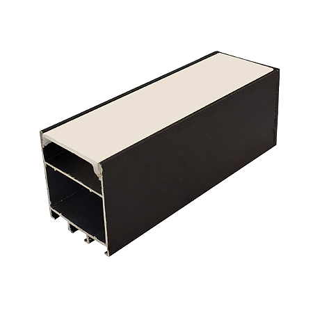 Perfil Alumínio Sobrepor P/ Fita Led 36X40 Barra De 2 Metros