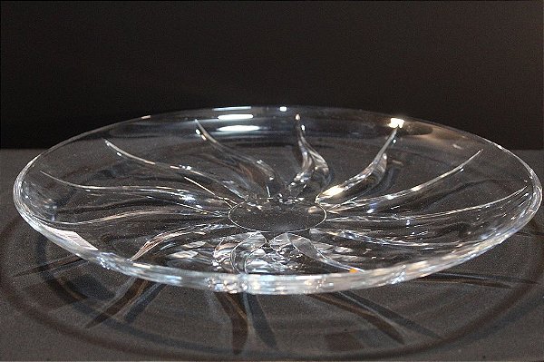 Centro de Mesa de Cristal Transparente
