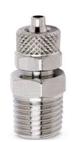 CONEXAO RAPIDA RETA P/ TUBO 8MM COM ROSCA 1/2 - COD 1510 8/6-1/2