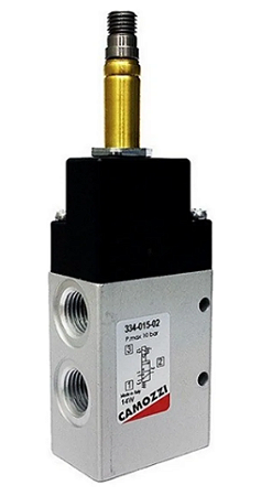 VALV SOL / MOLA 3/2 VIAS G1/4 BSP PILOTO EXT - COD 334-E15-02