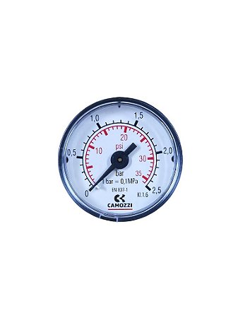 MANOMETRO 40MM G1/8 - 0-10 BAR - COD M043-P10