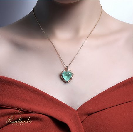 Colar Esmeralda Colombiana Fusion