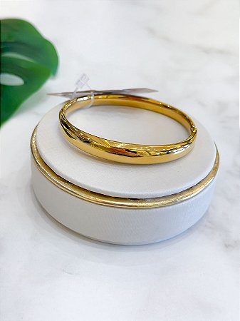 Bracelete Liso Dourado