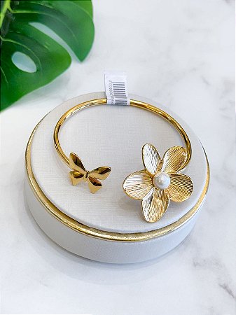 Bracelete Flor / Borboletas