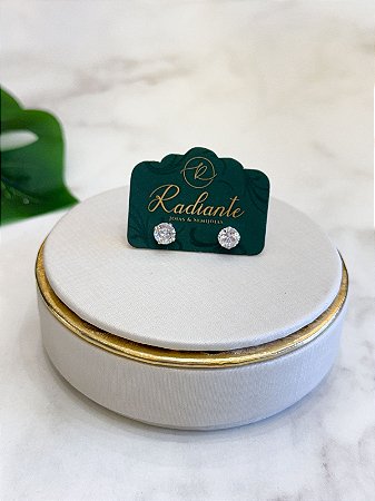 Brinco Cristal Prata 925