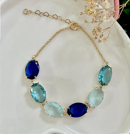 Pulseira Pedra Safira