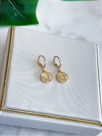 Argolinhas Letras Cravejadas