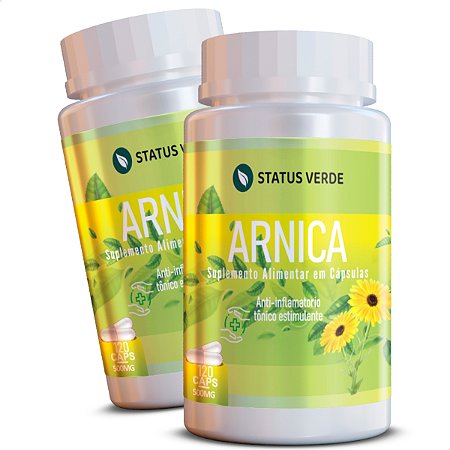 2 Potes Arnica Kit 240 Cáps - Status Verde