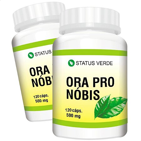 2 Potes Ora Pro Nobis Kit 240 Cáps - Status Verde