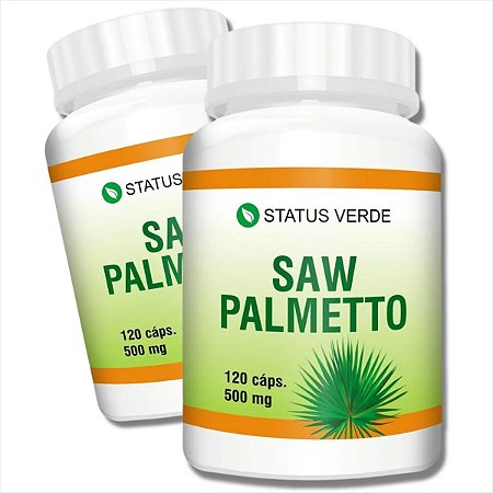 2 Potes Saw Palmetto Kit 240 Cáps - Status Verde