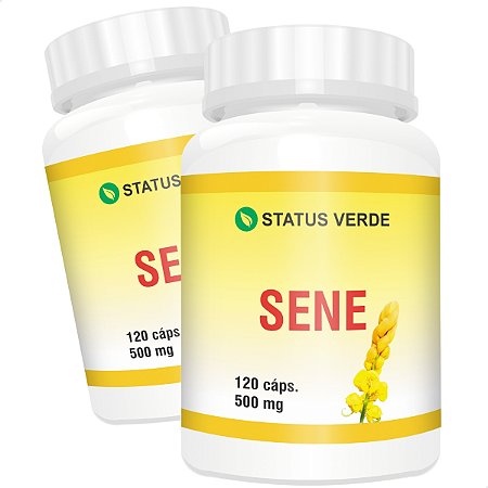 2 Potes Sene Kit 240 Cáps - Status Verde
