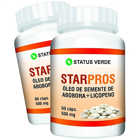 2 Potes Starpros Kit 120 Cáps - Status Verde