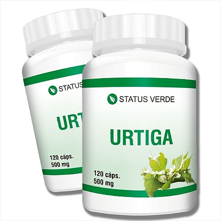 2 Potes Urtiga Kit 240 Cáps - Status Verde