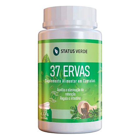 37 Ervas 120 Cáps - Status Verde