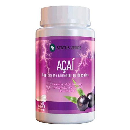 Açaí 120 Cáps - Status Verde