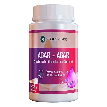 Agar-Agar 60 Cáps - Status Verde