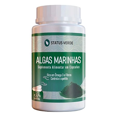 Algas Marinhas 120 Cáps - Status Verde