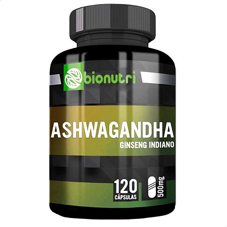 Ashwagandha (Ginseng Índiano) 120 Cáps - Bionutri