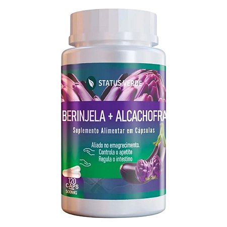Berinjela + Alcachofra 120 Cáps - Status Verde