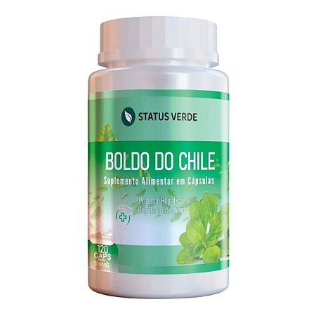 Boldo do Chile 120 Cáps - Status Verde
