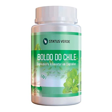 Boldo do Chile 60 Cáps - Status Verde