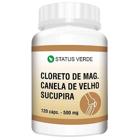 Cloreto de Magnésio P.a + Sucupira + Canela de Velho - Status Verde