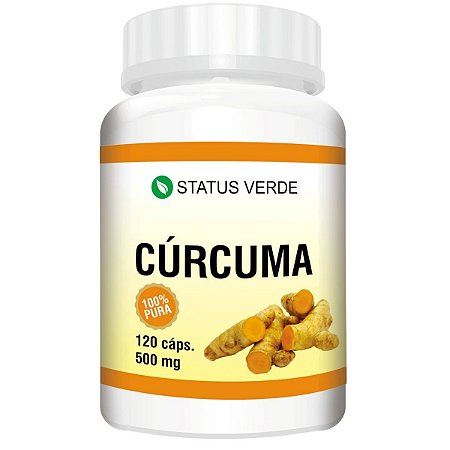 Cúrcuma 120 Cáps - Status Verde